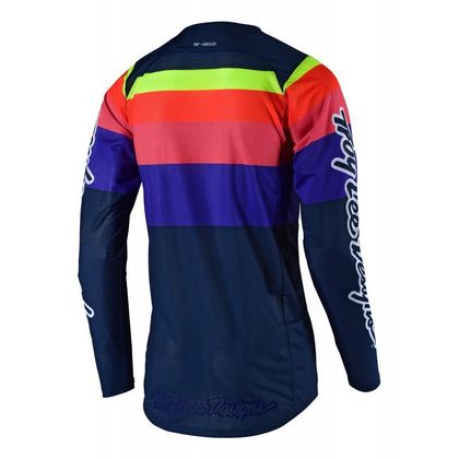 Camiseta de motocross TroyLee design SE AIR - SPECTRUM - BLUE 2020