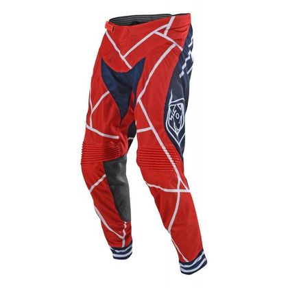 Pantalón de motocross TroyLee design SE AIR METRIC RED 2020