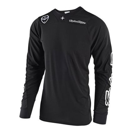 Camiseta de motocross TroyLee design SE AIR - SOLO - BLACK 2020