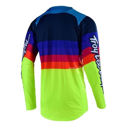 Camiseta de motocross TroyLee design SE PRO - MIRAGE - YELLOW 2020