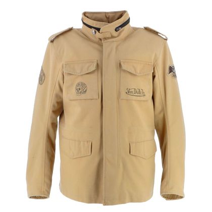 Veste Moto Helstons VON DUTCH SECTION - Beige Ref : HS1376 