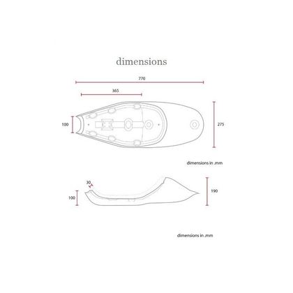 Selle confort Brazoline Spécial SPORSTER Universel