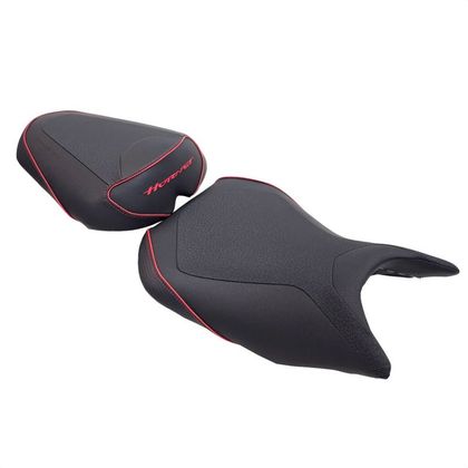 Selle confort Bagster Ready Luxe - Negro / Rojo