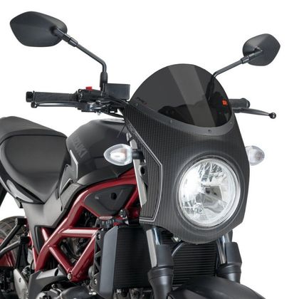 Puig RETRO - SEMI CARENAGE Carbon Windshield - Grey