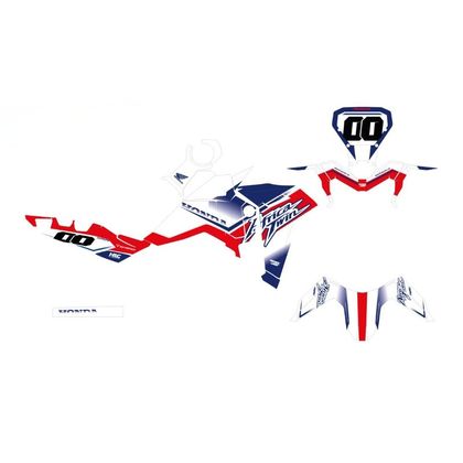 RiderUnik SERP WHITE Decoration kit - White