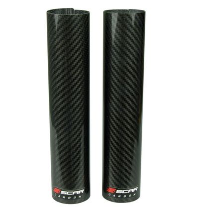Protections de fourche Scar Carbon 240X52mm Universel - Noir Ref : SCR0222 / SFWLB 