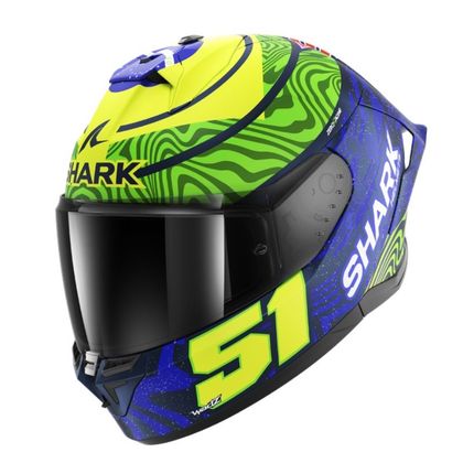 Casque intégral Shark SKWAL CUP REPLICA GRANADO - Bleu / Vert Ref : SH1904 
