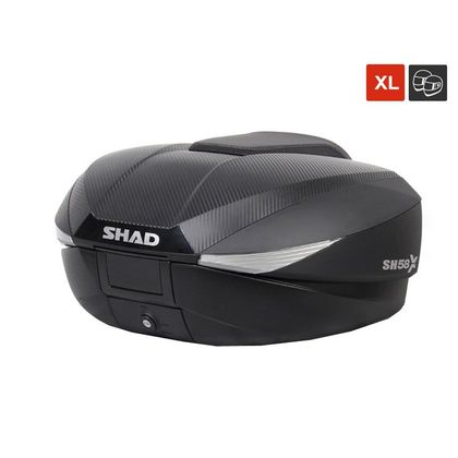 Top case Shad SH 58X EXPANDABLE BLANC Universel