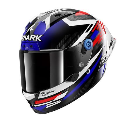 Casque intégral Shark AERON-GP FIM RACING FIRSTLAP - Carbone / Bleu Ref : SH1797 