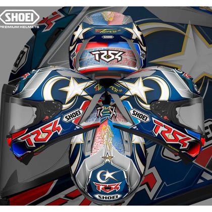 Shoei X-SPR PRO - TOPRAK Integraalhelm - Grijs / Blauw