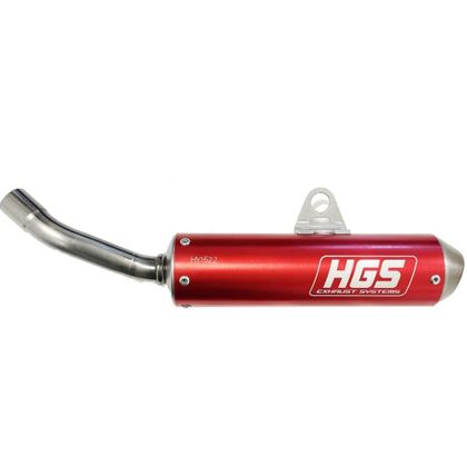 HGS STEEL Silencer - Black / Red
