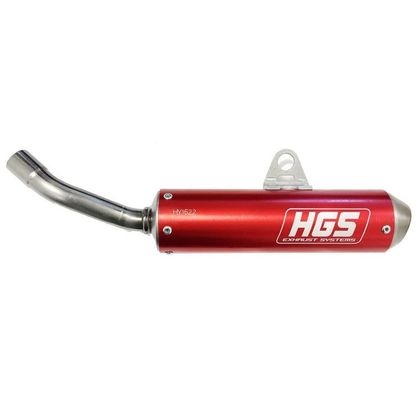 HGS ROUND STEEL Geluiddemper - Zwart / Rood