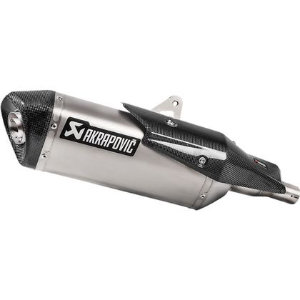 Silencieux Akrapovic Titane embout carbone Ref : S-H7SO4-HRT / 18114172 