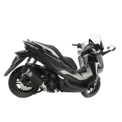 Kit Silencieux Arrow Complet Pour Piaggio MP3 400 LT 2007-2010 - Collecteur + Silencieux Open Urban Noir