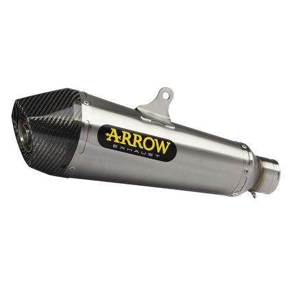 Silencieux Arrow X-kone nichrom embout carbone - Gris Ref : AW0295 / 71844XKI 