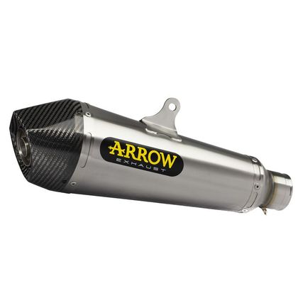 Silencieux Arrow X-kone nichrom embout carbone - Gris Ref : AW0494 / 71933XKI HONDA 750 NC 750 X DCT ABS (RC90) - 2021 - 2022