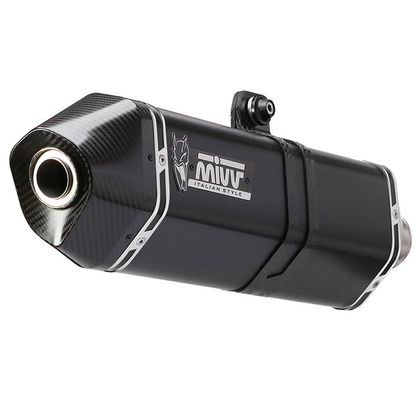 Mivv SPEED EDGE INOX ZWART Geluiddemper - Zwart