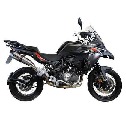 Silencioso GPR GP EVO4 TITANIUM - Gris Ref : GPR0255 / E5.BE.16.GPAN.TO BENELLI 500 TRK 502 X - 2021 - 2023