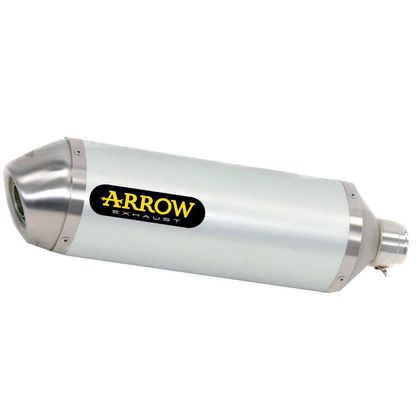 Silencieux Arrow Thunder Alu embout inox - Gris Ref : AW0330 / 71860AO 