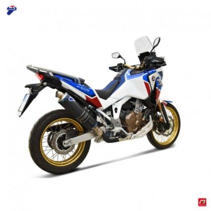 Silencieux Termignoni TITANE NOIR HOMOL. - Gris Ref : TER0108 / H16608040INI HONDA 1100 CRF 1100 L AFRICA TWIN ABS - 2020 - 2023