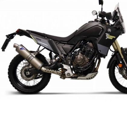 Silencieux Termignoni  - Gris Ref : TER0017 / Y13108040ITI YAMAHA 700 TENERE 700 - 2019 - 2024