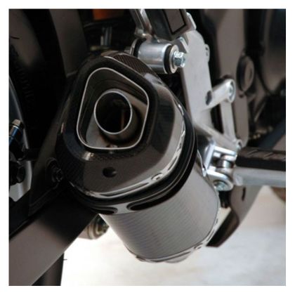 Silencieux Termignoni RACING EMBOUT CARBONE - Gris