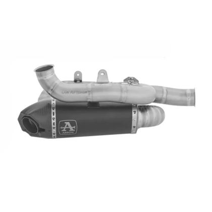 Silencieux Arrow Works Titane Dark - Tube de raccord en Titane - Gris / Noir