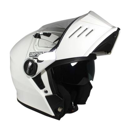 Casque modulable Simpson DARKSOME - Blanc Ref : SIM0017 