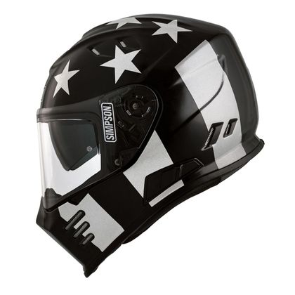 Casque intégral Simpson VENOM - Noir / Gris