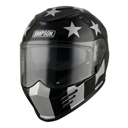 Casque intégral Simpson VENOM - Noir / Gris Ref : SIM0016 