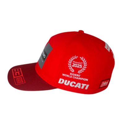 Casquette Kenny 93 DUCATI WORLD CHAMPION - Noir / Rouge