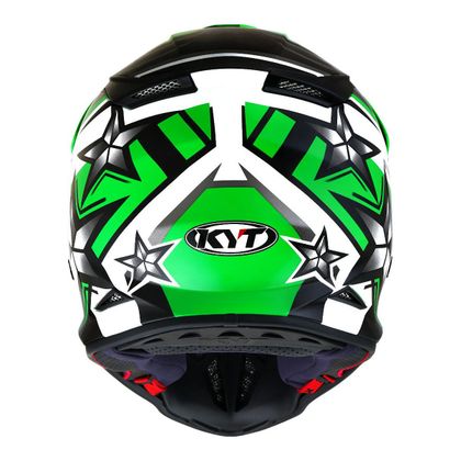 Casco de motocross KYT SKYHAWK - ARDOR - GREEN FLUO 2022
