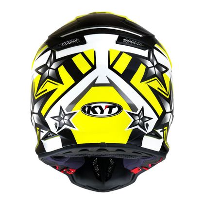 Casco de motocross KYT SKYHAWK - ARDOR - YELLOW FLUO 2022