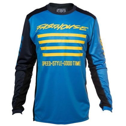 Camiseta de motocross FASTHOUSE SLASH BLUE ENFANT 2020