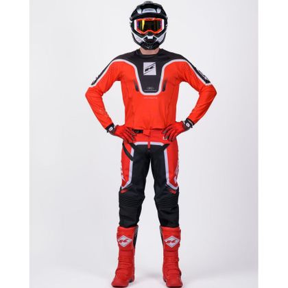 Kenny TITANIUM 2025 Kruisshirt - Zwart / Rood