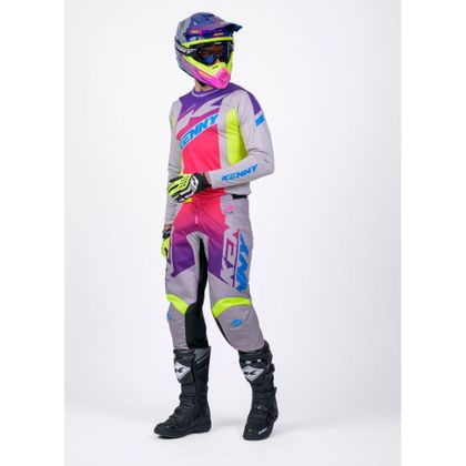Maillot cross Kenny TRACK 2025 - Gris