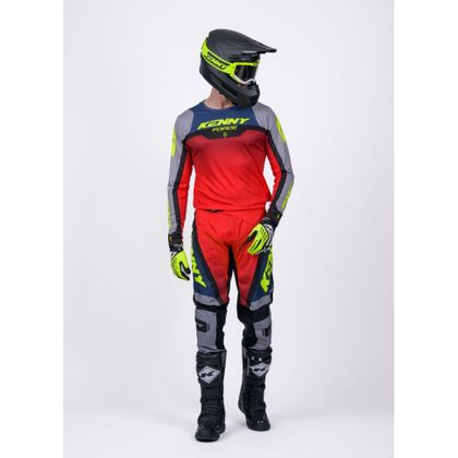 Kenny FORCE BEACH 2025 Cross-Trikot - Grau / Rot