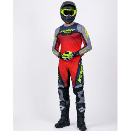 Pantalon cross Kenny FORCE BEACH 2025 - Gris / Rouge