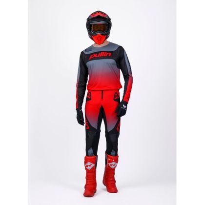 Pull-in MASTER RACE 2025 Cross-Trikot - Grau / Rot