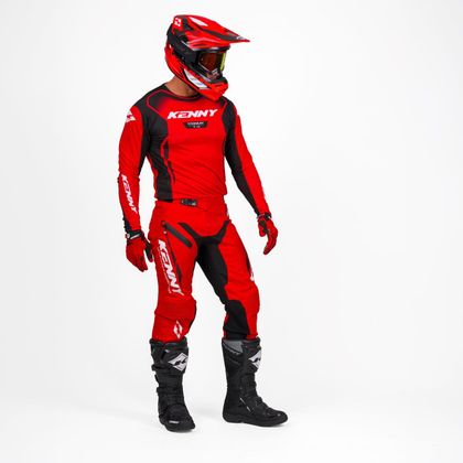 Kenny TITANIUM 2027 Crosshemd - Schwarz / Rot