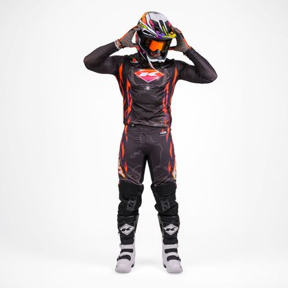 Maillot cross Kenny PERFORMANCE - VULCAIN 2027 - Noir / Orange