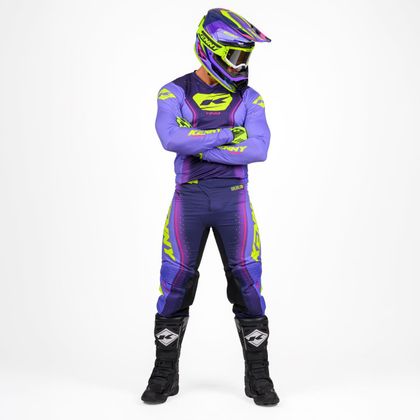 Maillot de motocross Kenny PERFORMANCE - SOLID 2027 - Violet / Negru