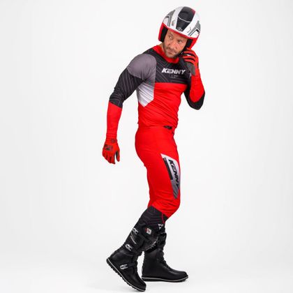 Pantalon trial Kenny TRIAL UP 2027 - Noir / Rouge