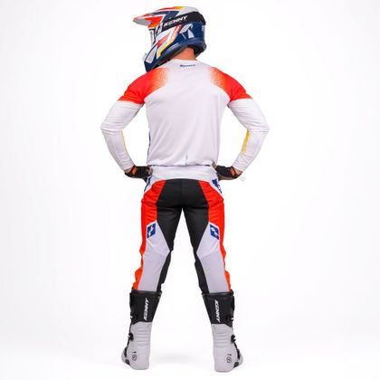 Pantaloni cross Kenny TRACK BLAST 2027 - Portocalie / Alb
