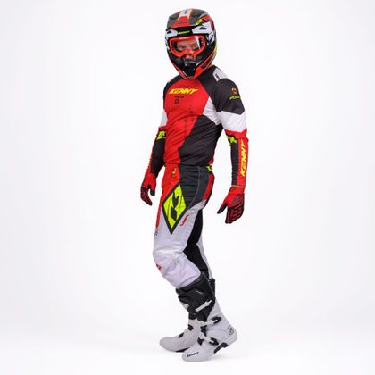Pantaloni cross Kenny TRACK FOCUS 2027 - Roșu