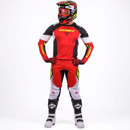 Pantaloni cross Kenny TRACK FOCUS 2027 - Roșu