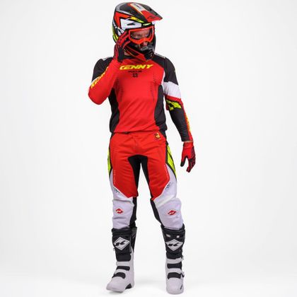 Maillot de motocross Kenny TRACK - FOCUS 2027 - Roșu