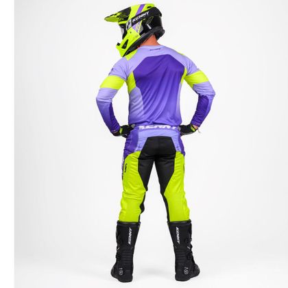 Camisola de motocross Kenny TRACK - FOCUS 2027 - Violeta / Preto