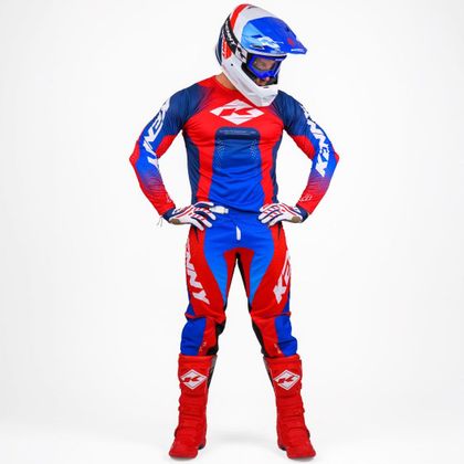 Camisola de motocross Kenny TRACK - BLAST 2027 - Branco