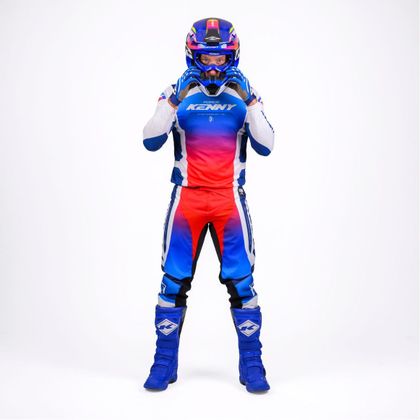 Calças de cross Kenny FORCE - RACE 2027 - Branco